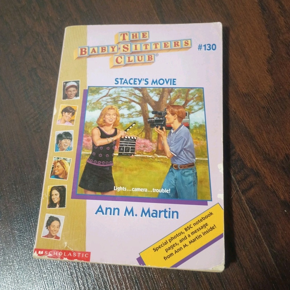 Stacey's Movie Babysitters Club #130 BSC Ann M. Martin 90's 1999